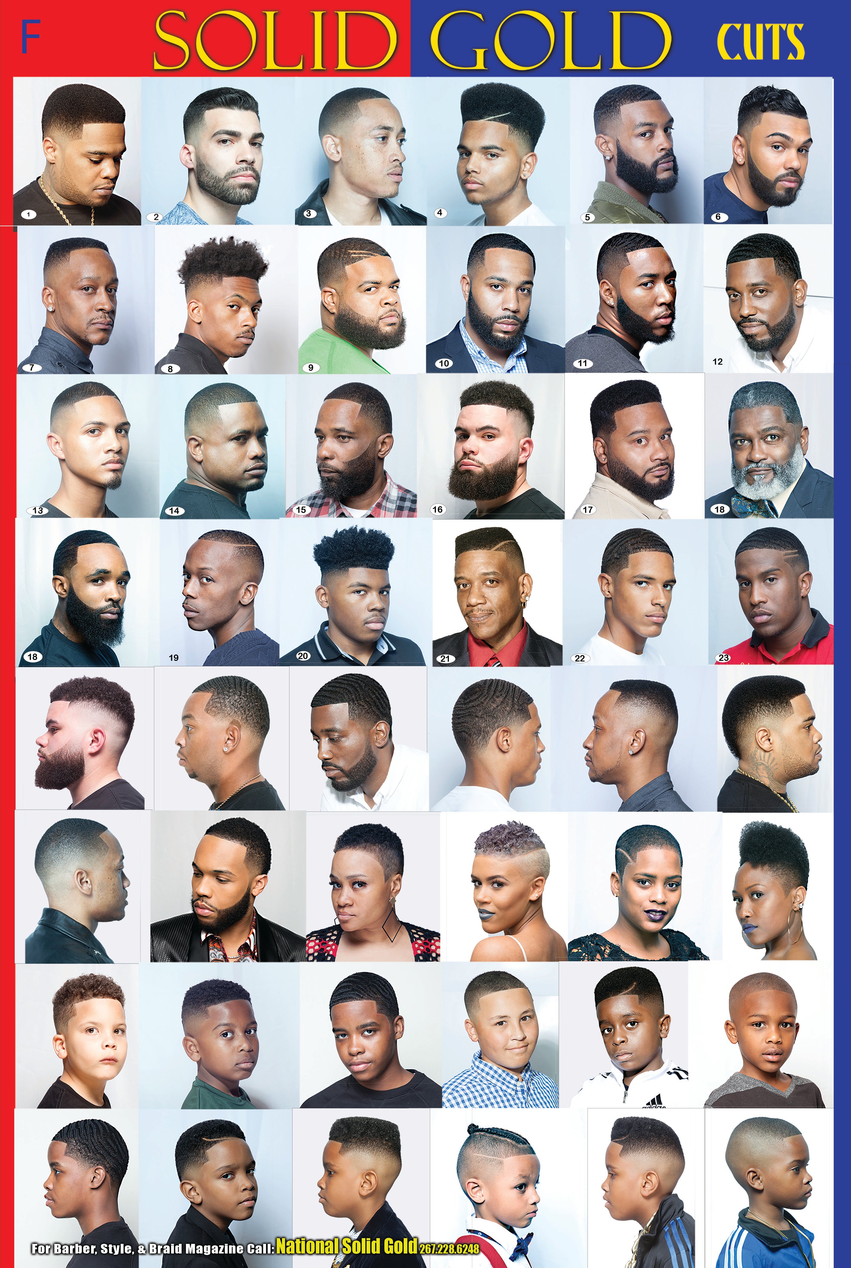 haircut styles for men chart